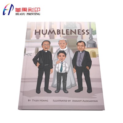 Wholesale custom top quality novel book printing coloring hardcover books