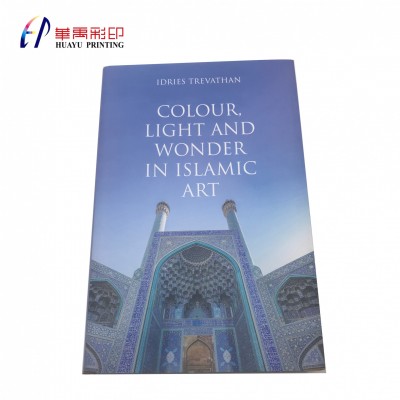 Well designed full color cheap custom hardcover book printing