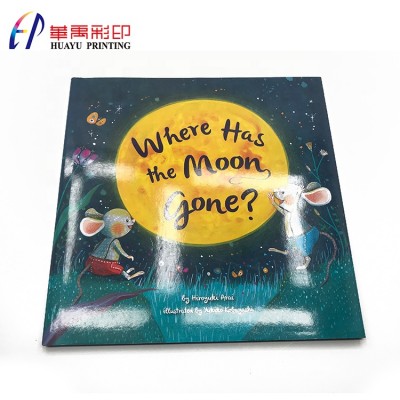 Wholesale custom children comic hardcover board book printing on demand